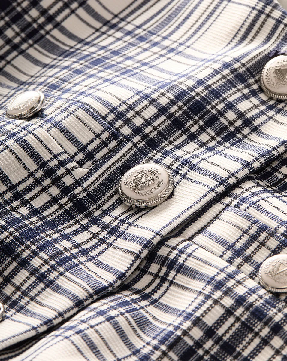 Tamara Plaid Vest sold by Ulla Johnson product image thumbnail 4