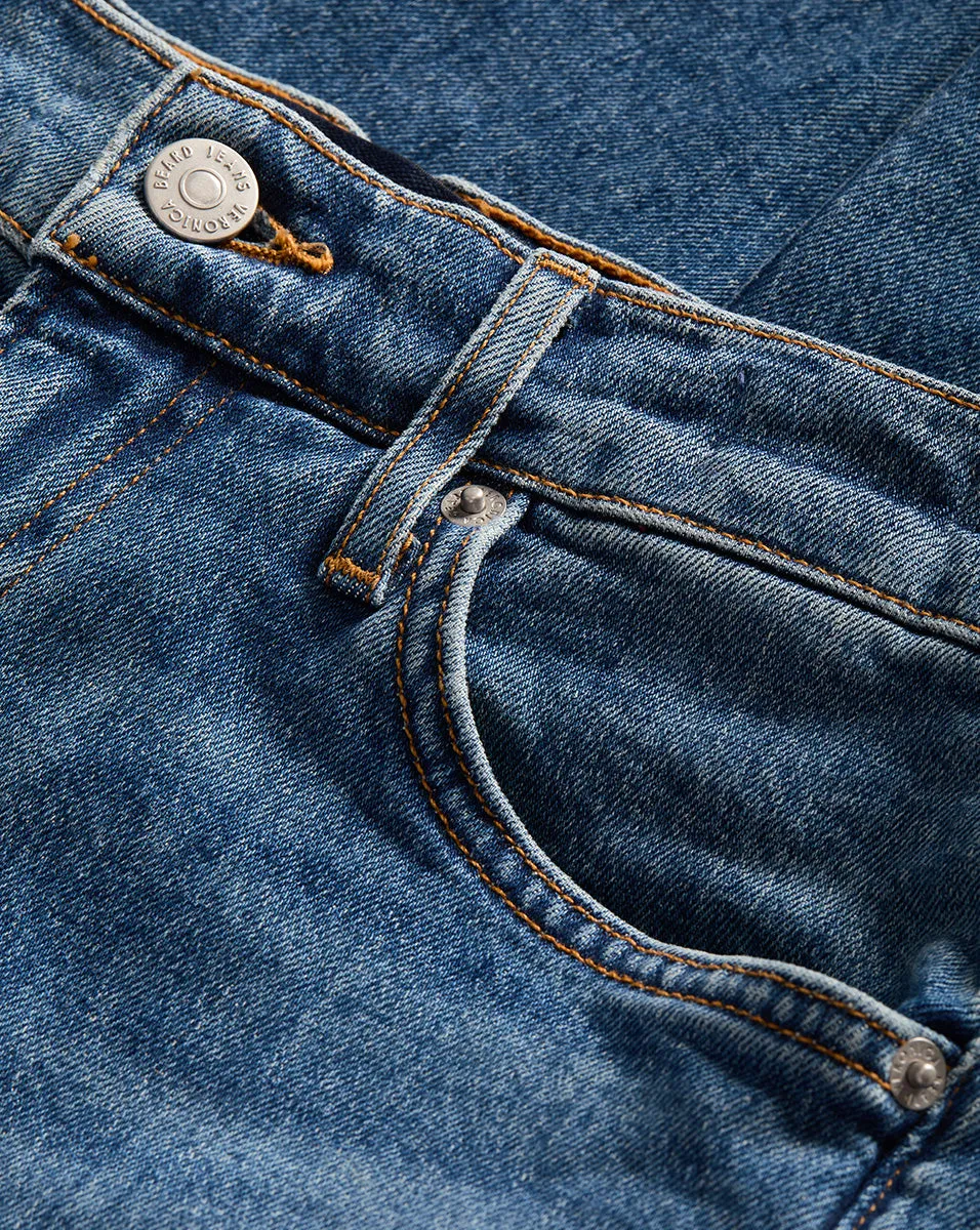 Ryleigh Ankle High Rise Slim Straight-Leg Jean sold by Ulla Johnson product image thumbnail 3