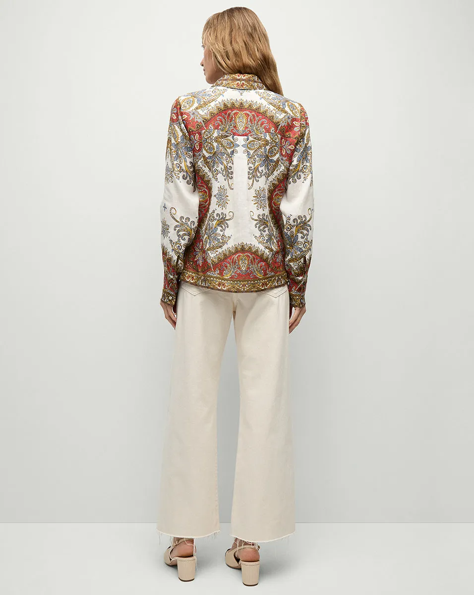 Maryam Linen Shirt sold by Ulla Johnson product image thumbnail 4