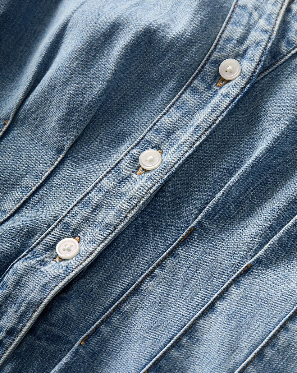 Ruben Denim Dress sold by Ulla Johnson product image thumbnail 4