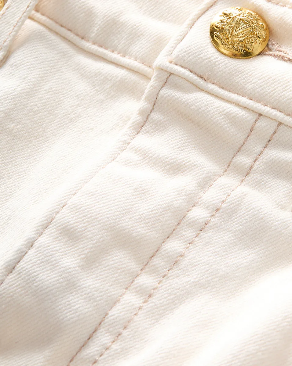 Breves Denim Skirt sold by Ulla Johnson product image thumbnail 4