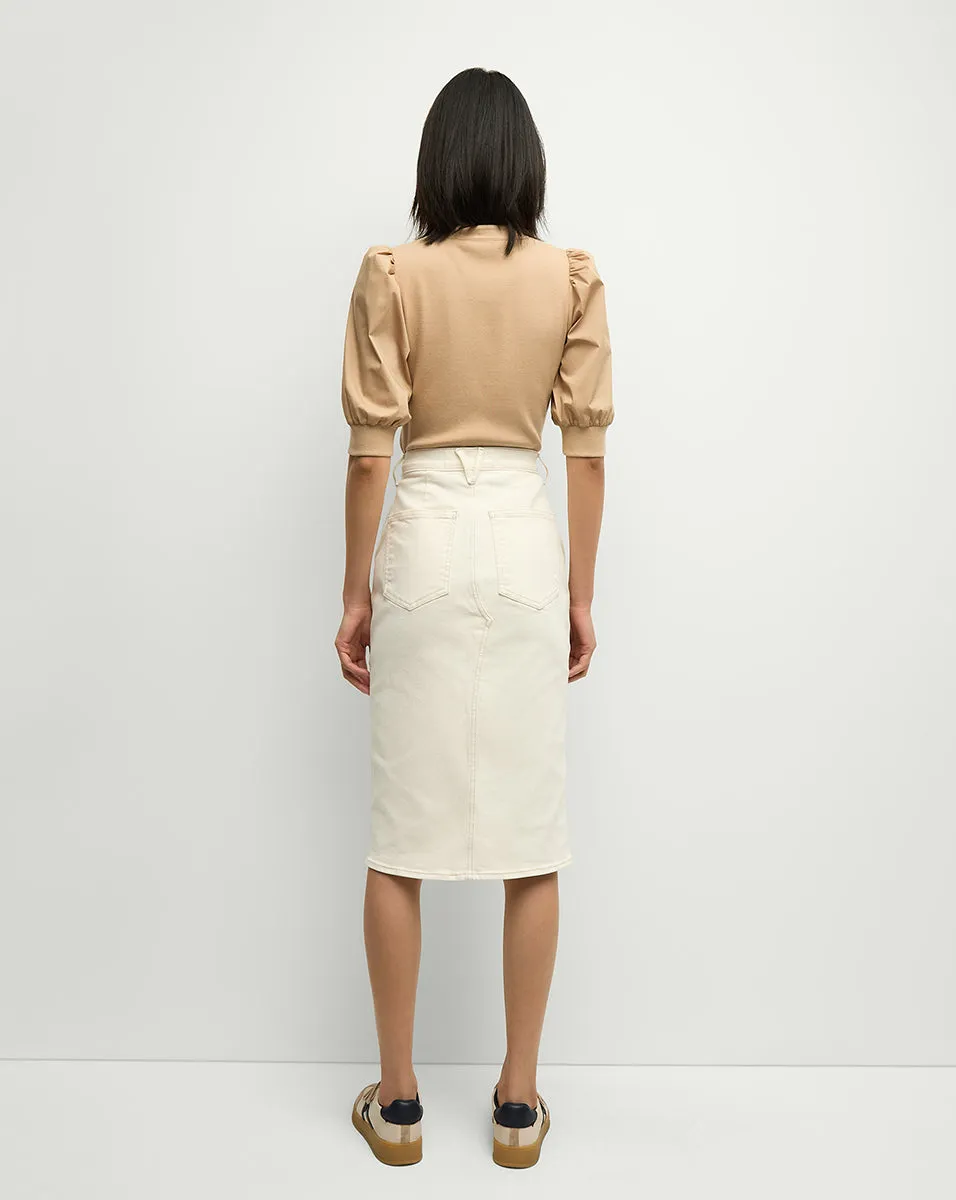 Breves Denim Skirt sold by Ulla Johnson product image thumbnail 5