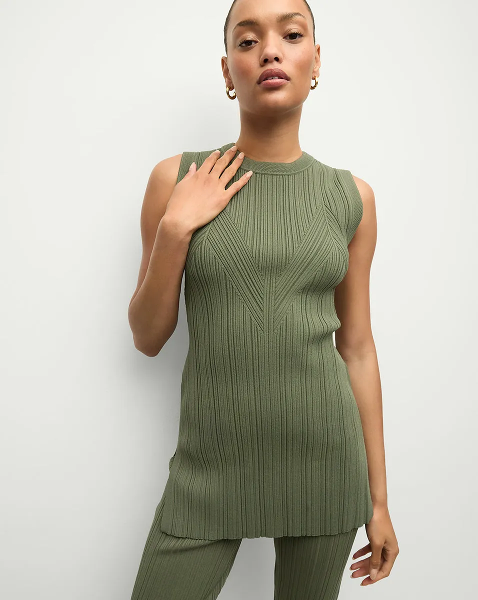 Semma Rib-Knit Tank sold by Ulla Johnson
