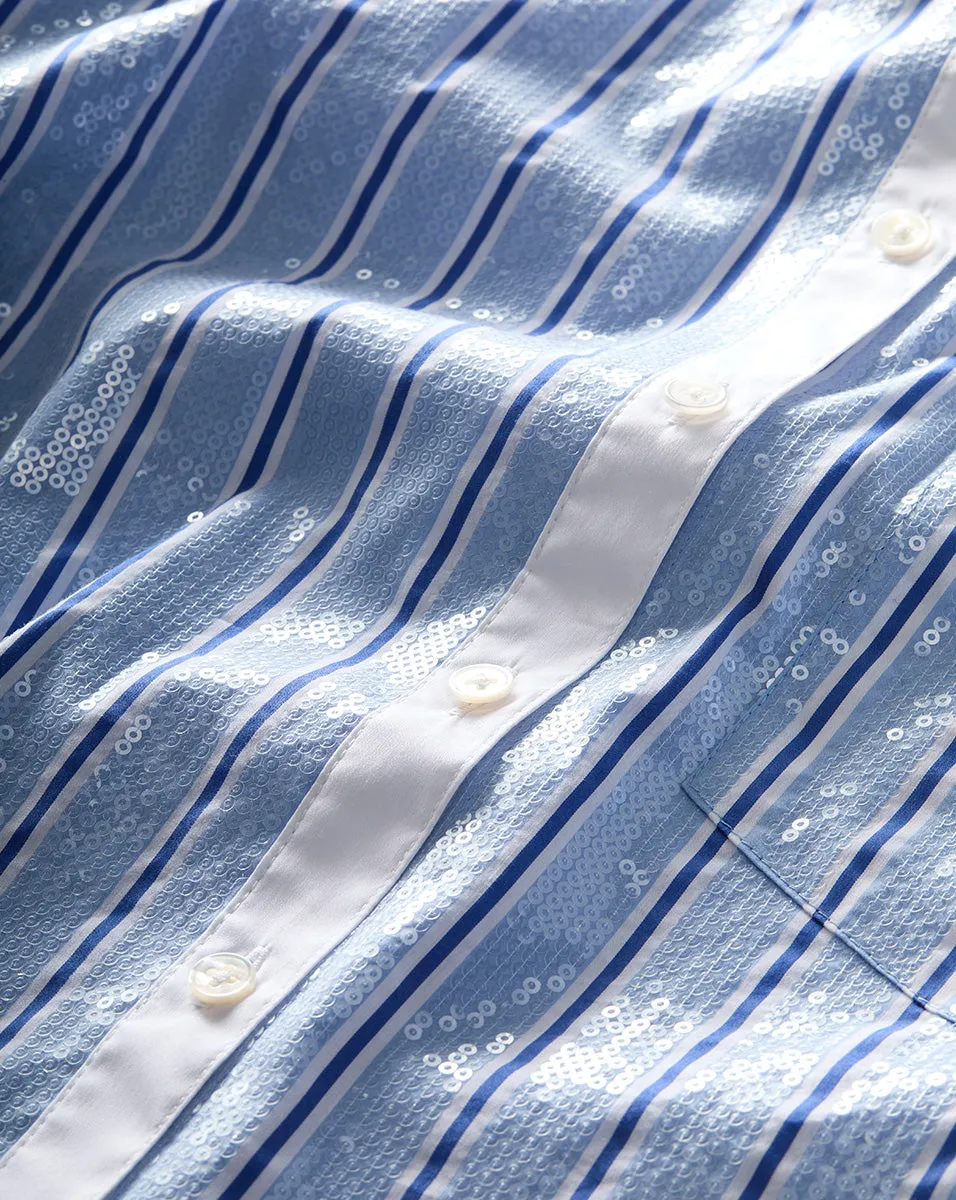 Maia Sequin Shirt sold by Ulla Johnson product image thumbnail 4