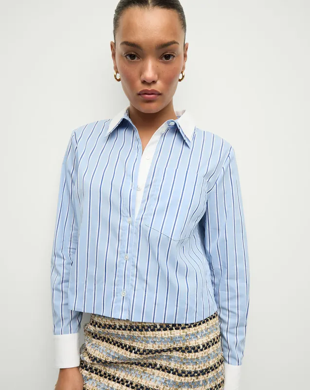 Maia Double-Collar Shirt sold by Ulla Johnson