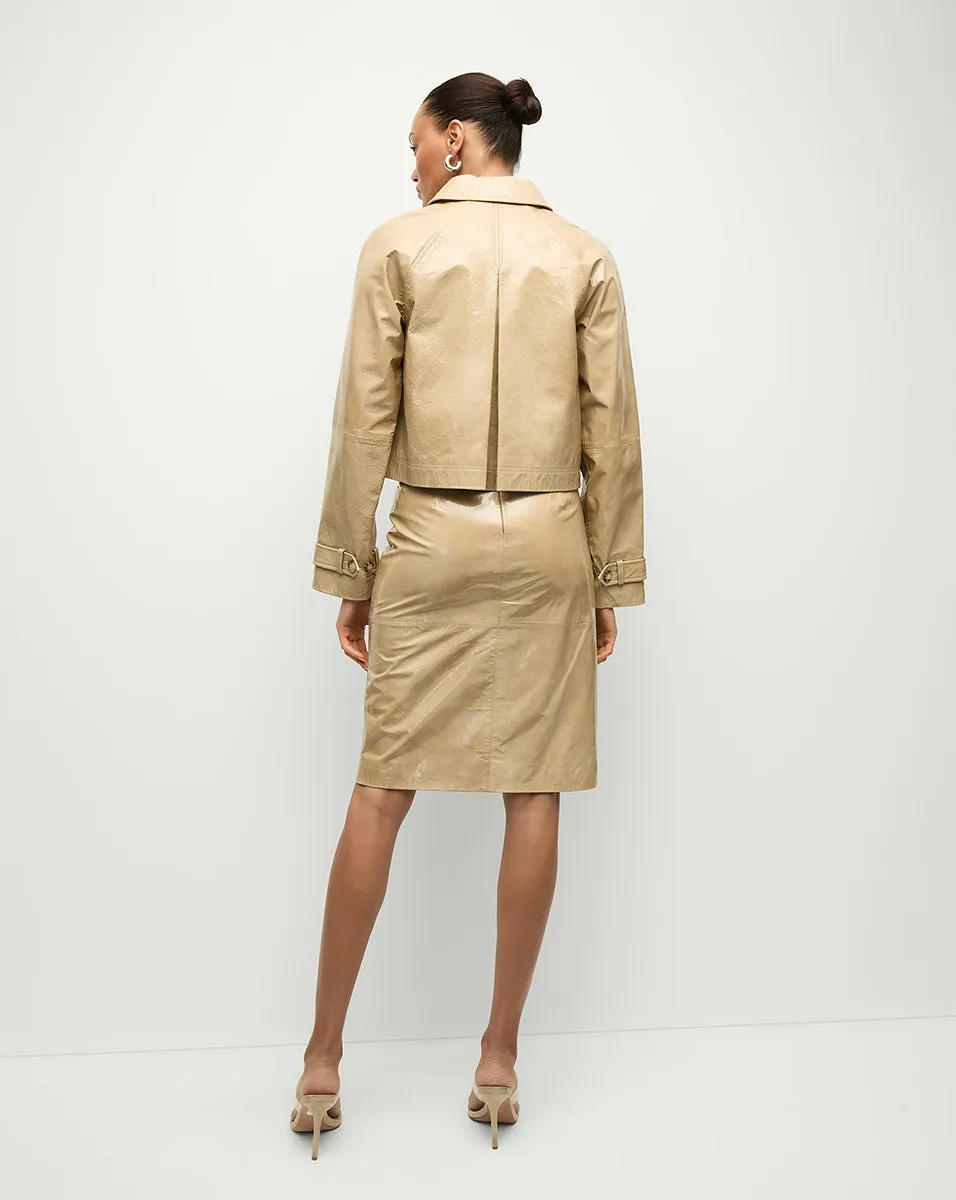 Kian Coated Leather Jacket sold by Ulla Johnson product image thumbnail 5