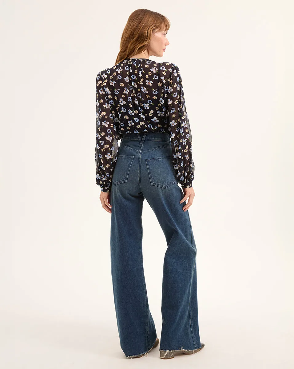 Alec Floral Blouse sold by Ulla Johnson product image thumbnail 5