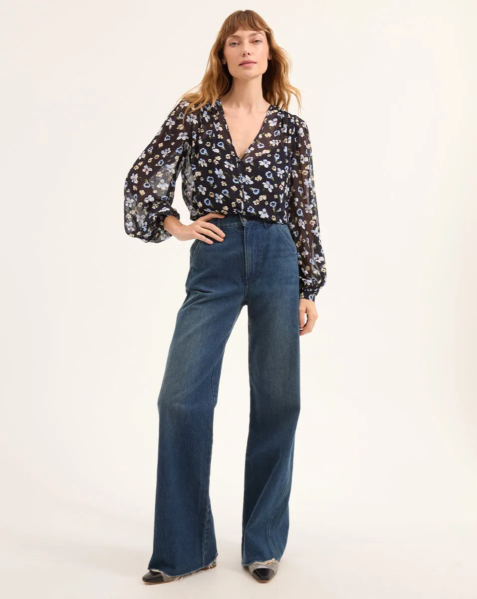 Alec Floral Blouse sold by Ulla Johnson product image thumbnail 2