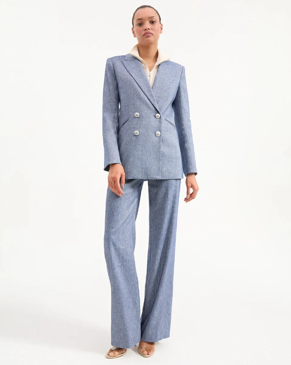 Jude Linen Wide-Leg Pant sold by Ulla Johnson product image thumbnail 4