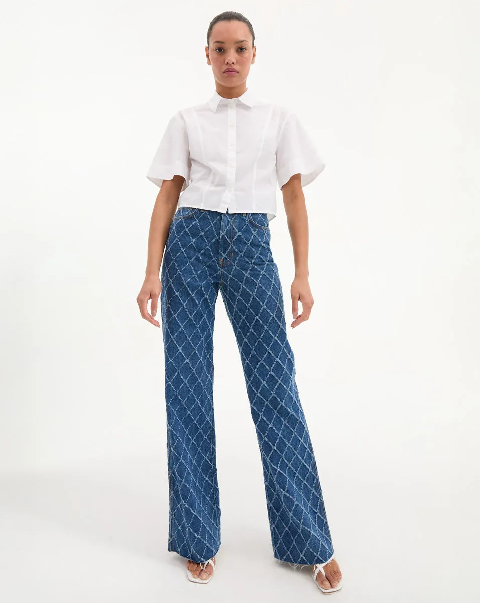 Claire Cropped Shirt sold by Ulla Johnson product image thumbnail 2