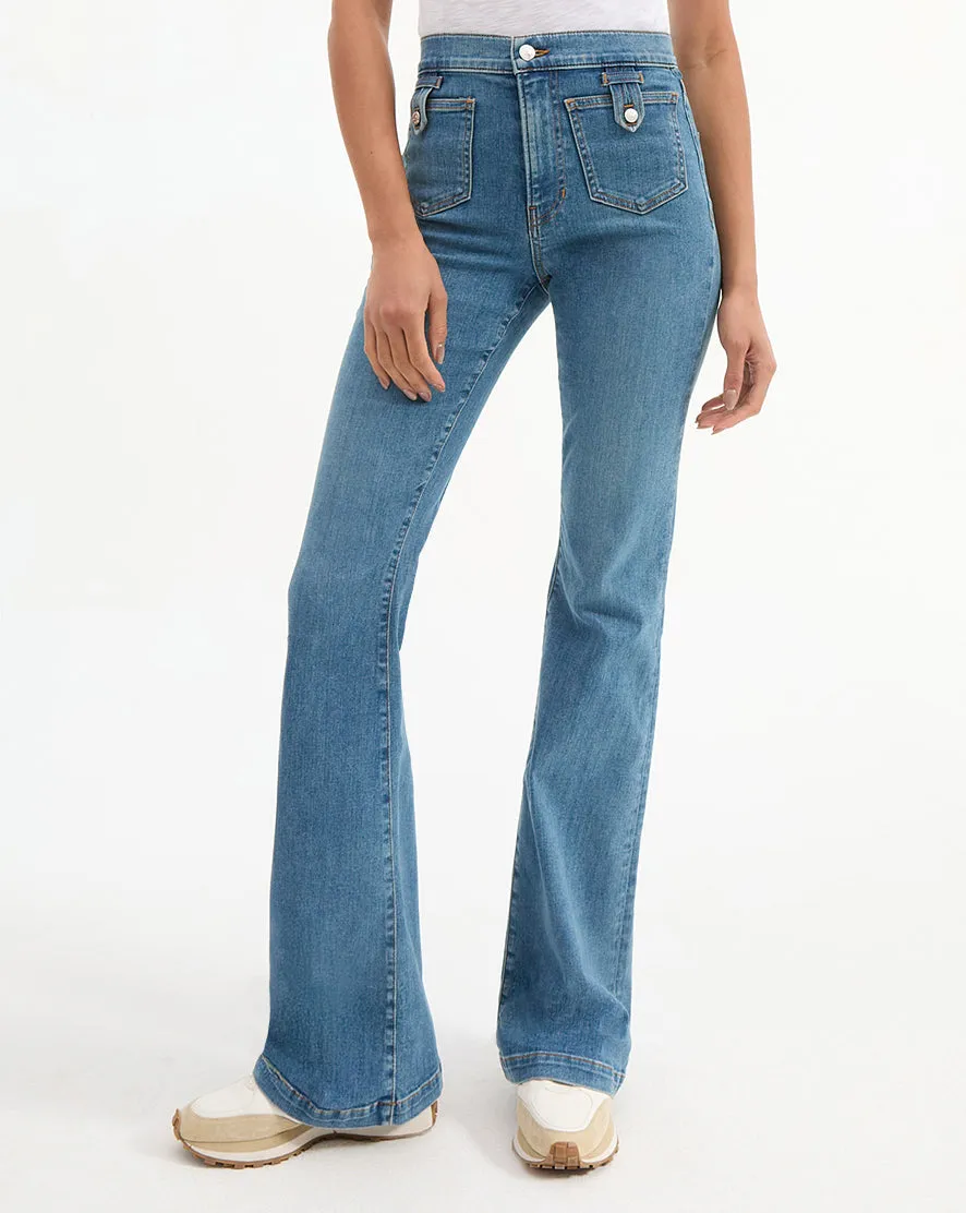Beverly Patch-Pocket Skinny-Flare Jean sold by Ulla Johnson product image thumbnail 2