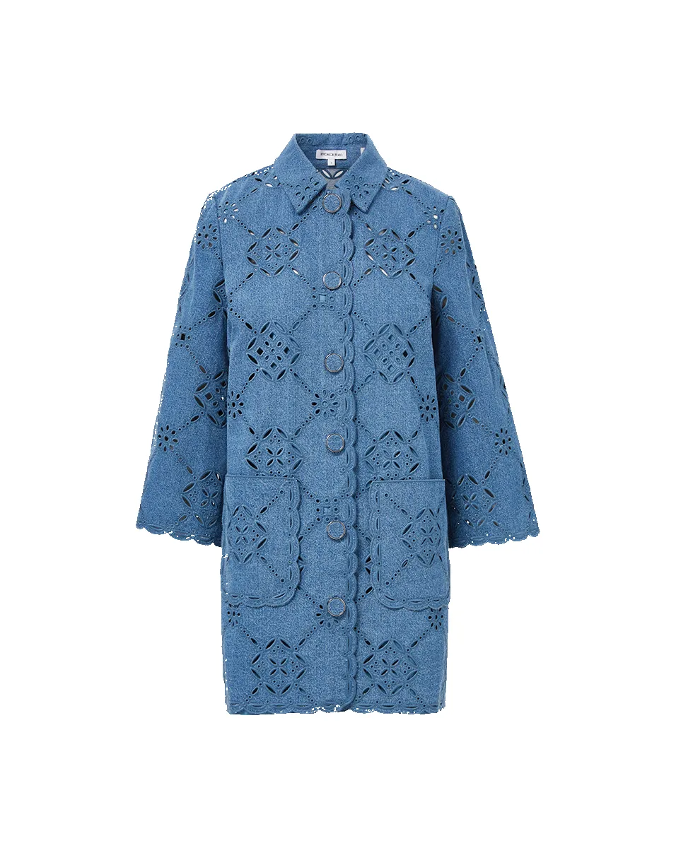 Erilyn Eyelet Shirtdress sold by Ulla Johnson product image thumbnail 5