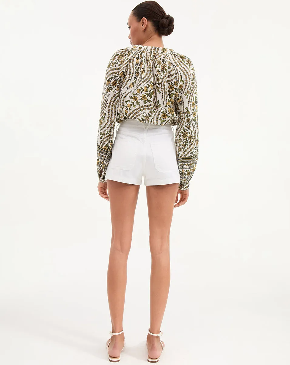 Timmi Denim Short with Patch Pockets sold by Ulla Johnson product image thumbnail 5