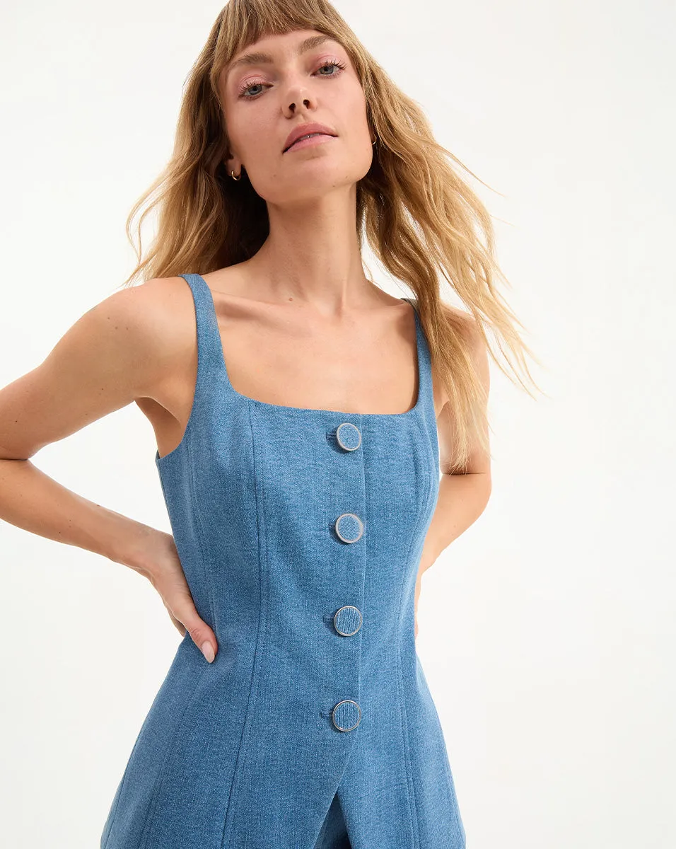 Liana Button-Up Vest sold by Ulla Johnson
