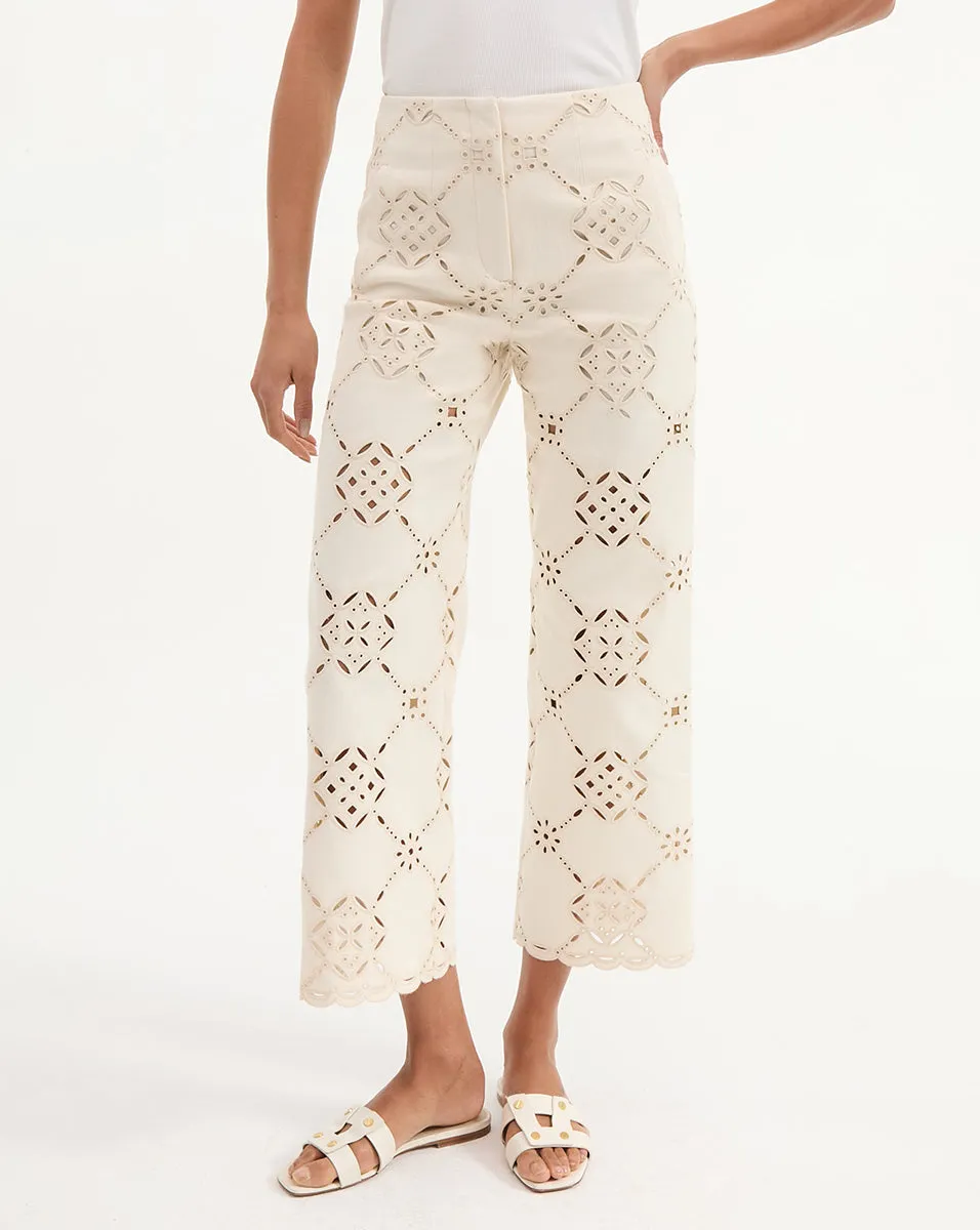 Dova Eyelet Pant sold by Ulla Johnson product image thumbnail 2