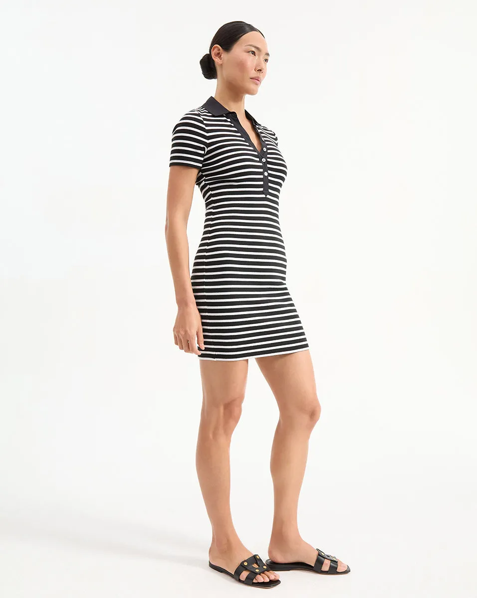 Bailey Striped Polo Mini Dress sold by Ulla Johnson product image thumbnail 3
