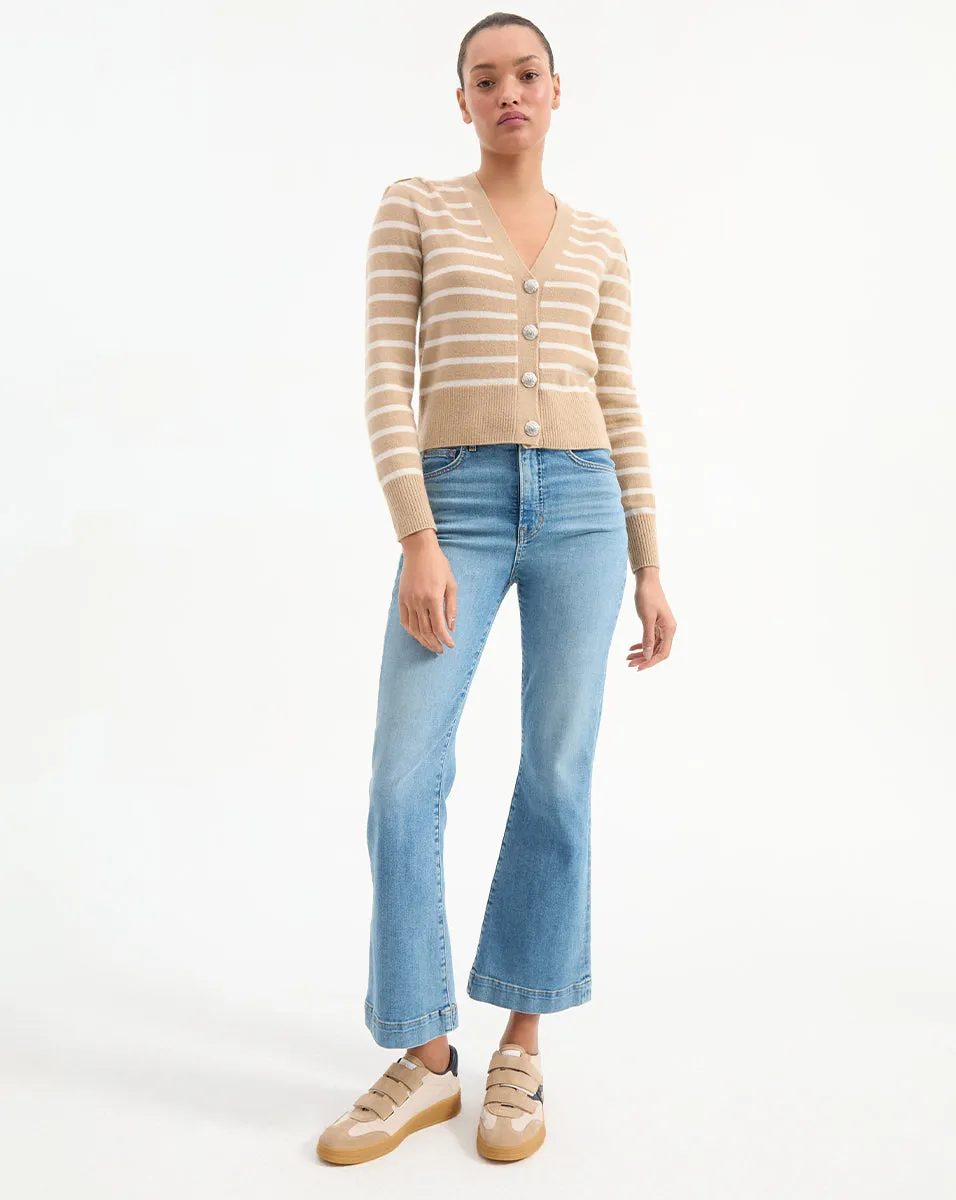 Solene Striped Cashmere Cardigan sold by Ulla Johnson product image thumbnail 2