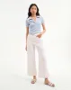 Kearney Tee With Contrast Piping sold by Ulla Johnson