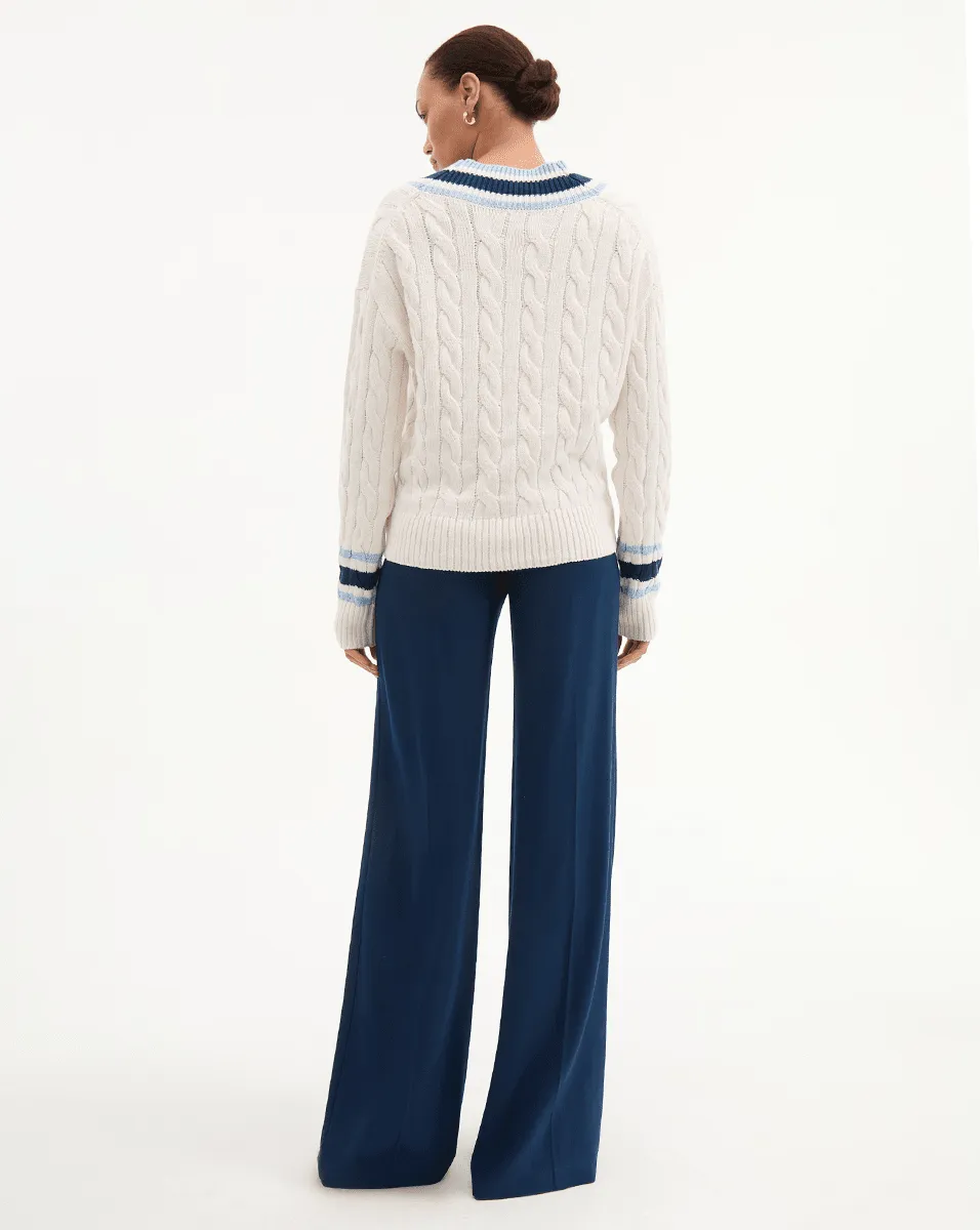 Lachlen Cable Knit Sweater sold by Ulla Johnson product image thumbnail 4