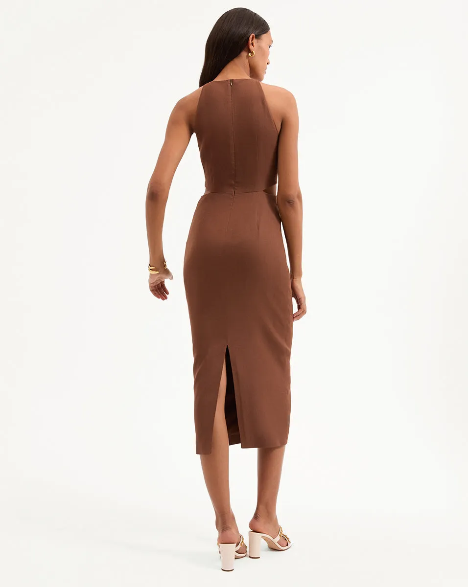 Isla Gold Medallion Midi Dress sold by Ulla Johnson product image thumbnail 5