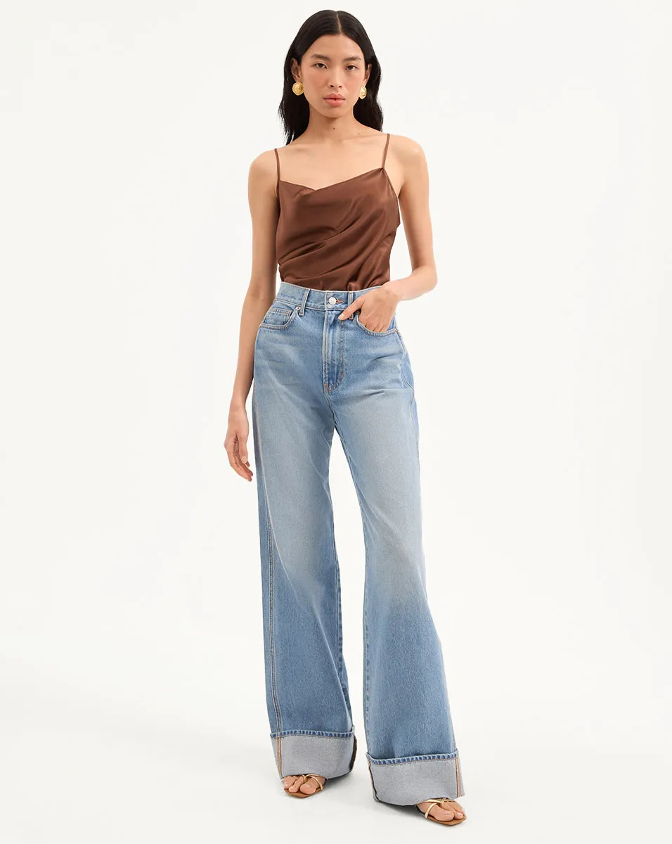 Taylor Cuffed Wide-Leg Jean sold by Ulla Johnson