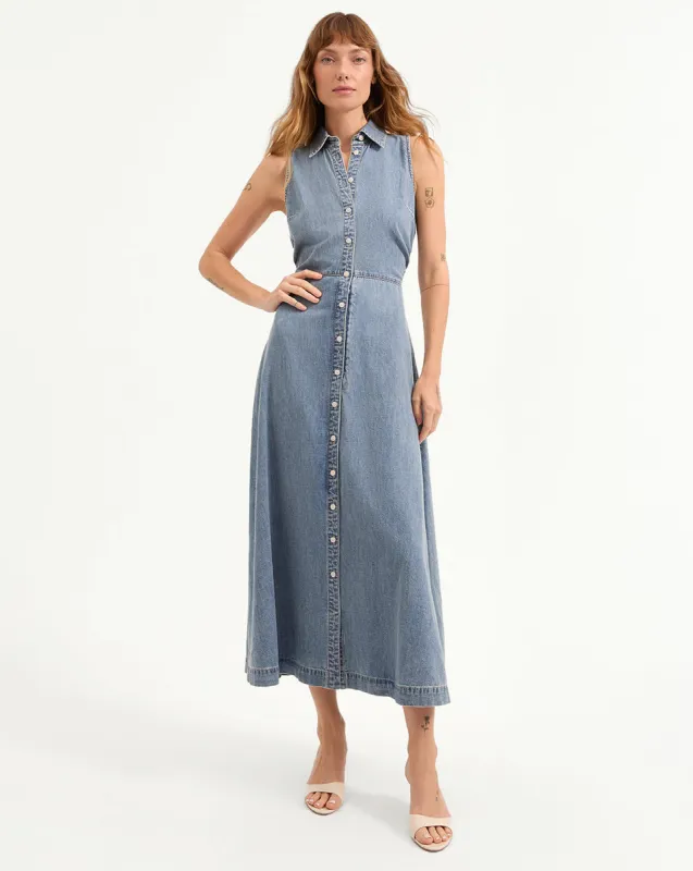 Fuller Denim Midi Dress sold by Ulla Johnson
