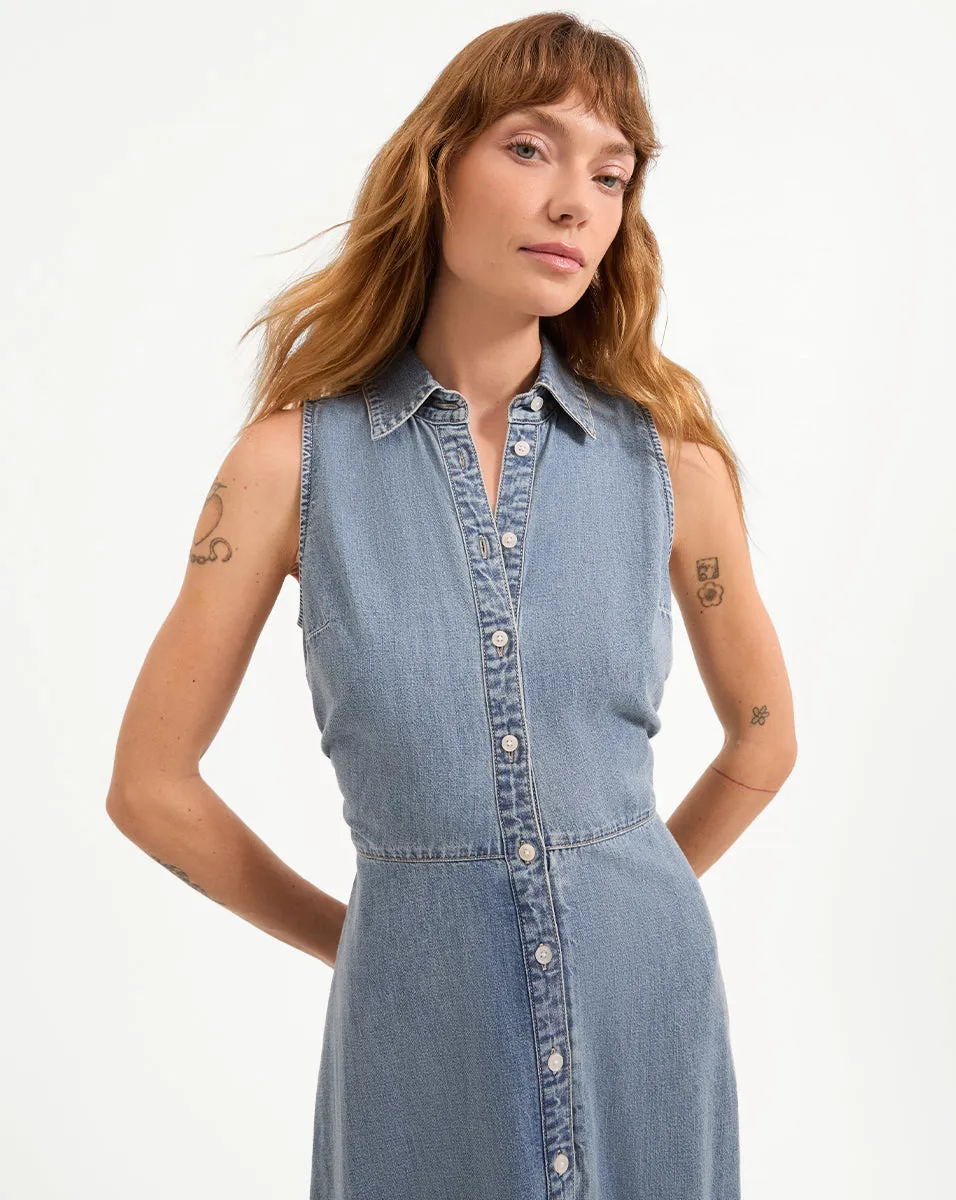 Fuller Denim Midi Dress sold by Ulla Johnson product image thumbnail 2