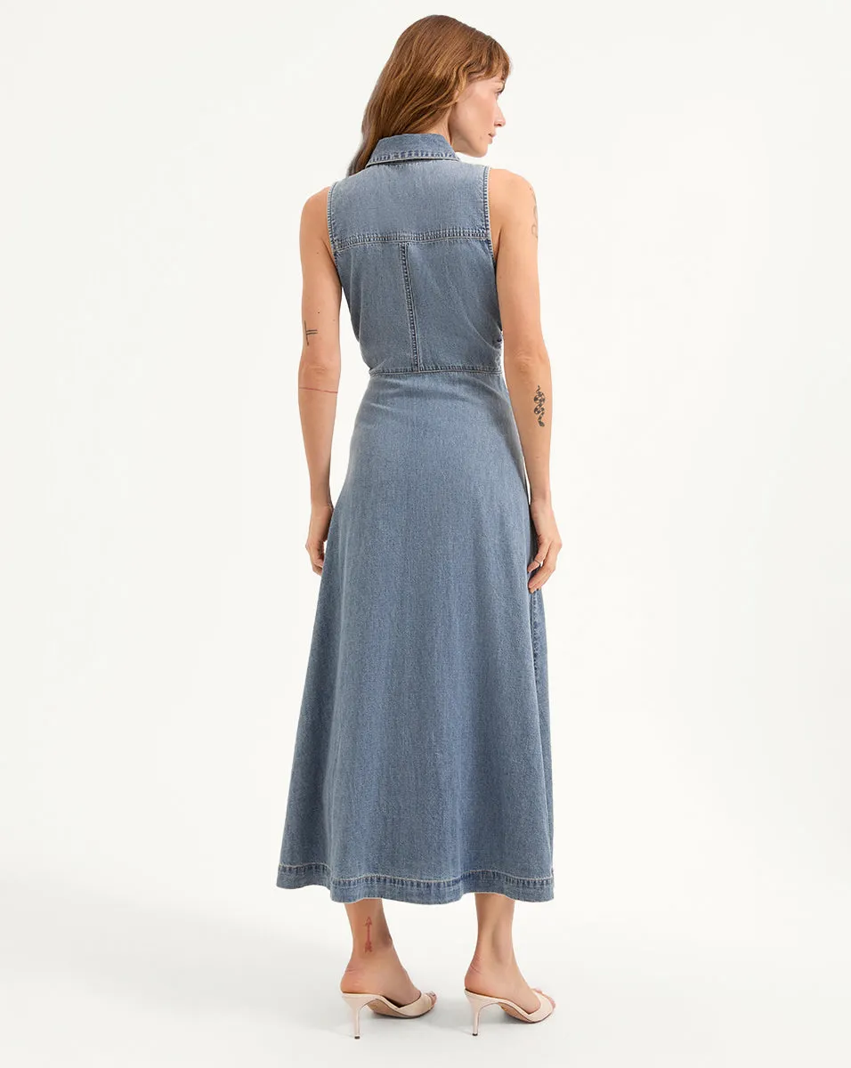 Fuller Denim Midi Dress sold by Ulla Johnson product image thumbnail 5