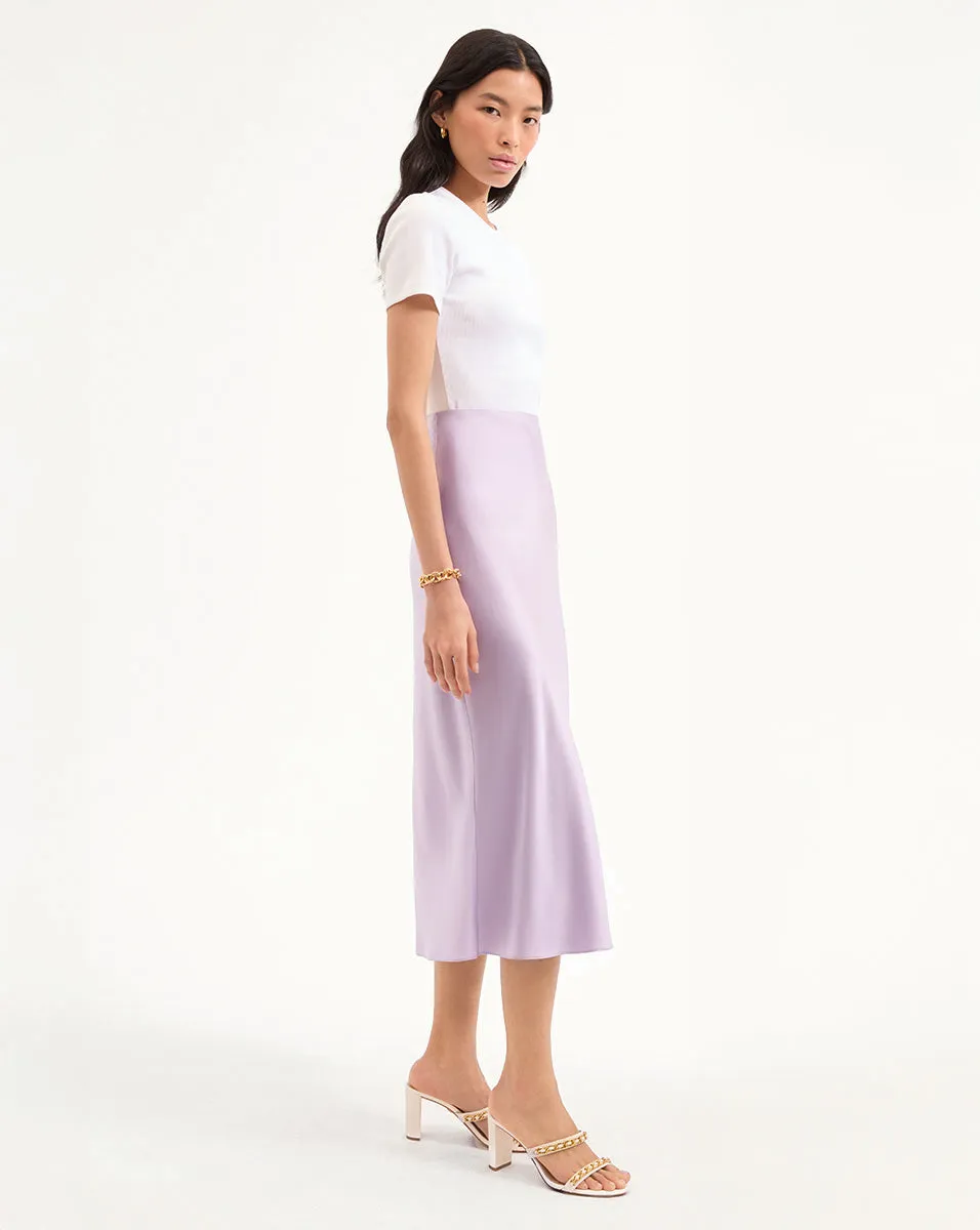 Clover Stretch-Silk Slip Skirt sold by Ulla Johnson product image thumbnail 3