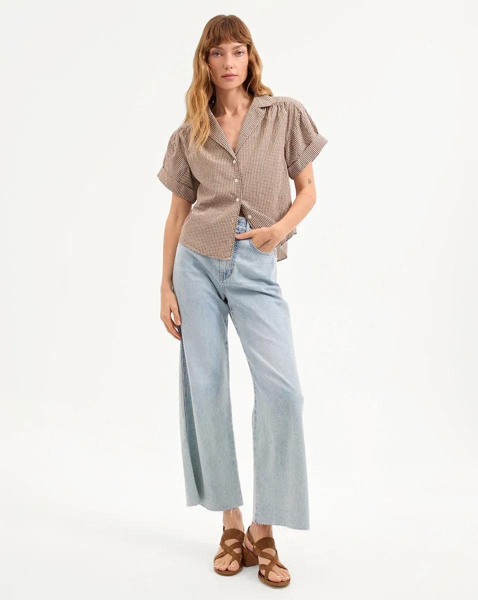 Ilene Gingham Button-Down Shirt sold by Ulla Johnson product image thumbnail 2