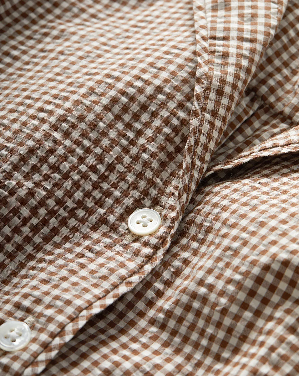 Ilene Gingham Button-Down Shirt sold by Ulla Johnson product image thumbnail 4