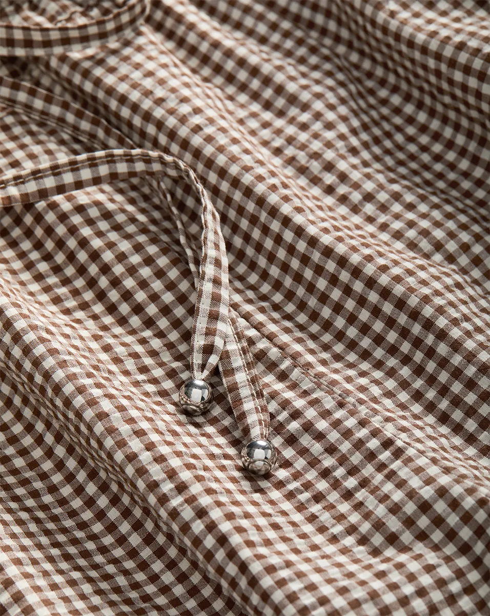Tijana Gingham Short sold by Ulla Johnson product image thumbnail 4