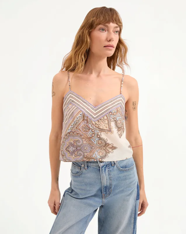 Millon Silk Tank Top sold by Ulla Johnson