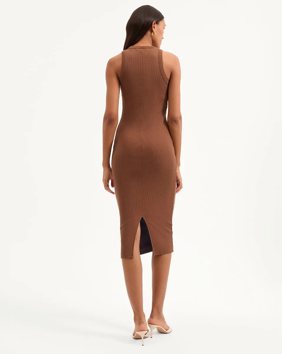 Jordyn Ribbed Midi Dress sold by Ulla Johnson product image thumbnail 5