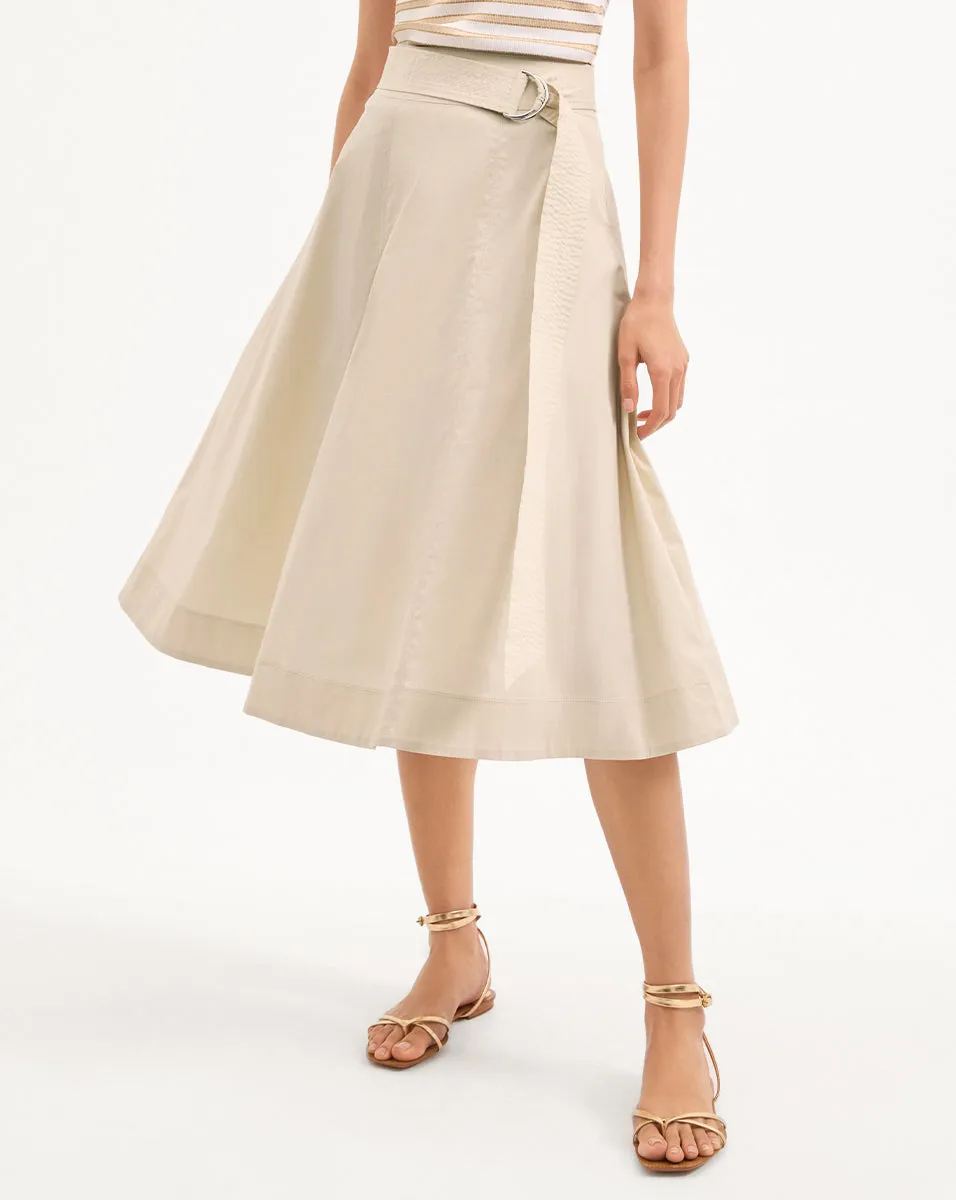 Facia A-Line Midi Skirt sold by Ulla Johnson product image thumbnail 2