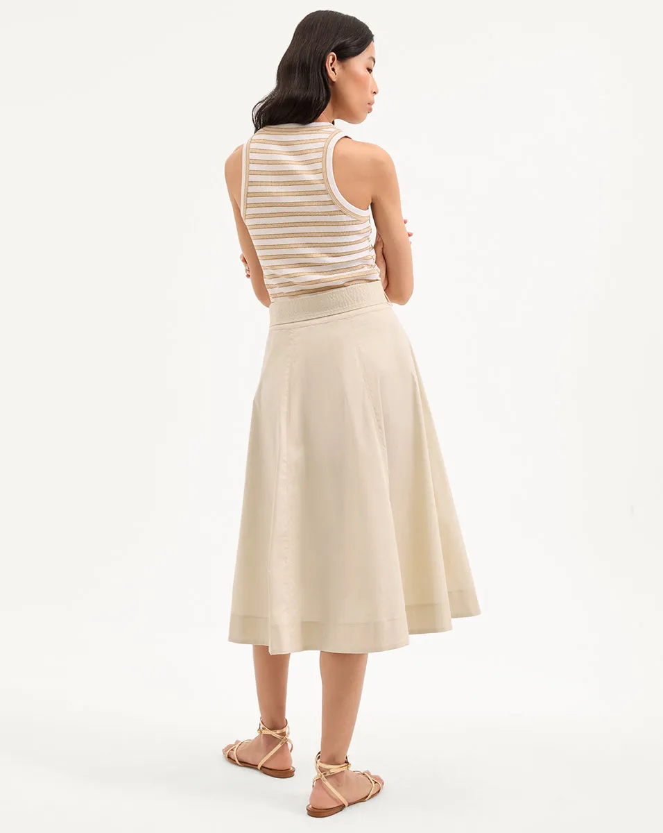 Facia A-Line Midi Skirt sold by Ulla Johnson product image thumbnail 5
