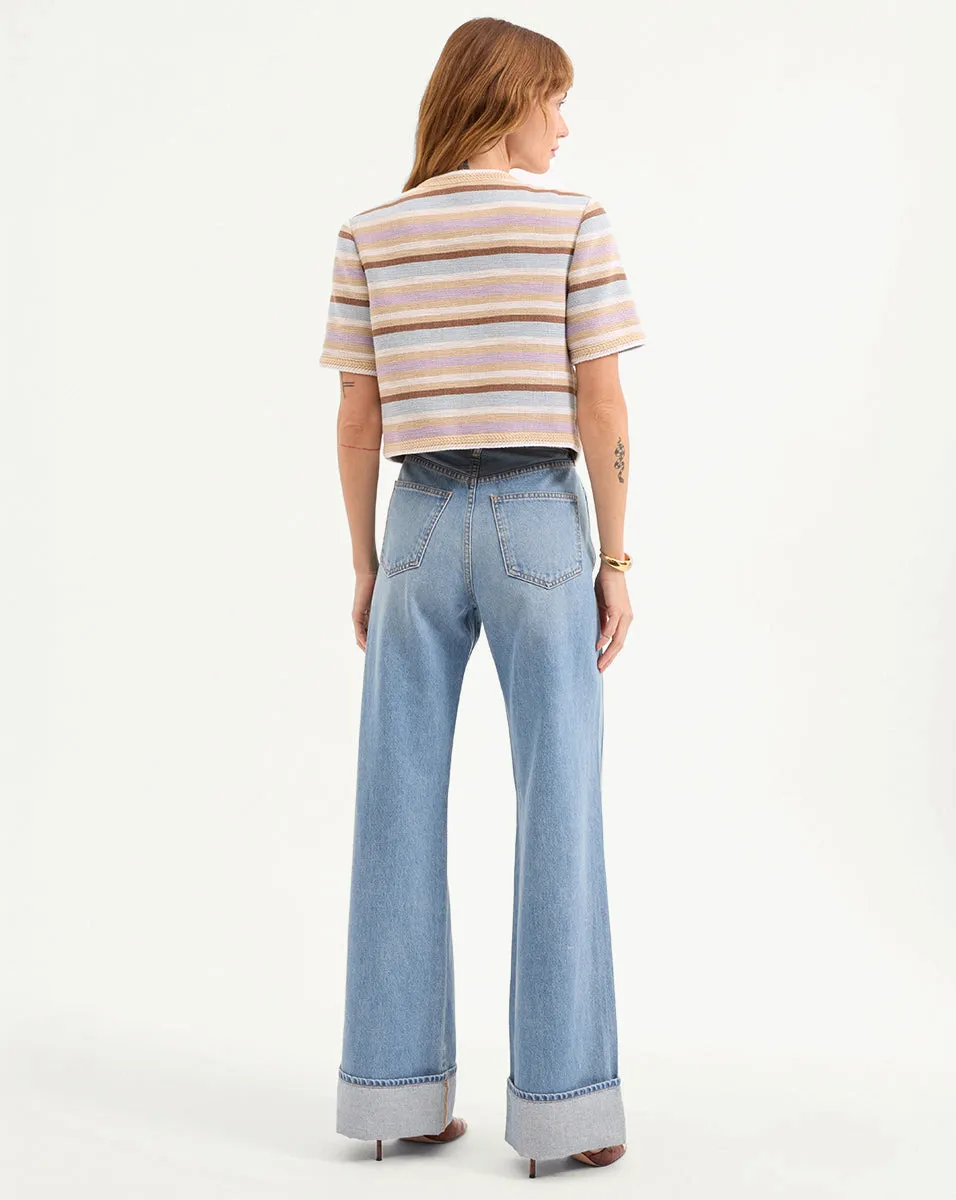 Wyatt Short-Sleeve Jacket sold by Ulla Johnson product image thumbnail 5