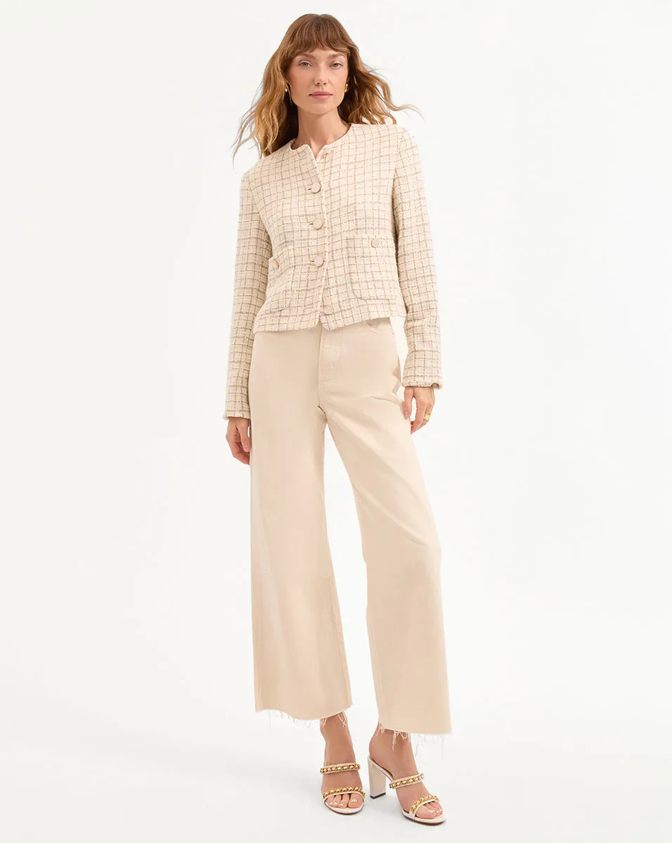 Andrea Metallic Tweed Jacket sold by Ulla Johnson product image thumbnail 2