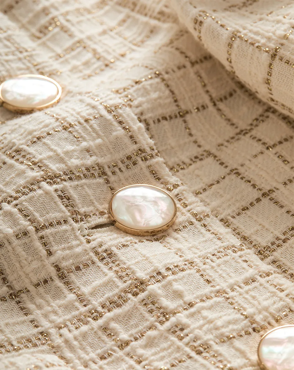 Andrea Metallic Tweed Jacket sold by Ulla Johnson product image thumbnail 4