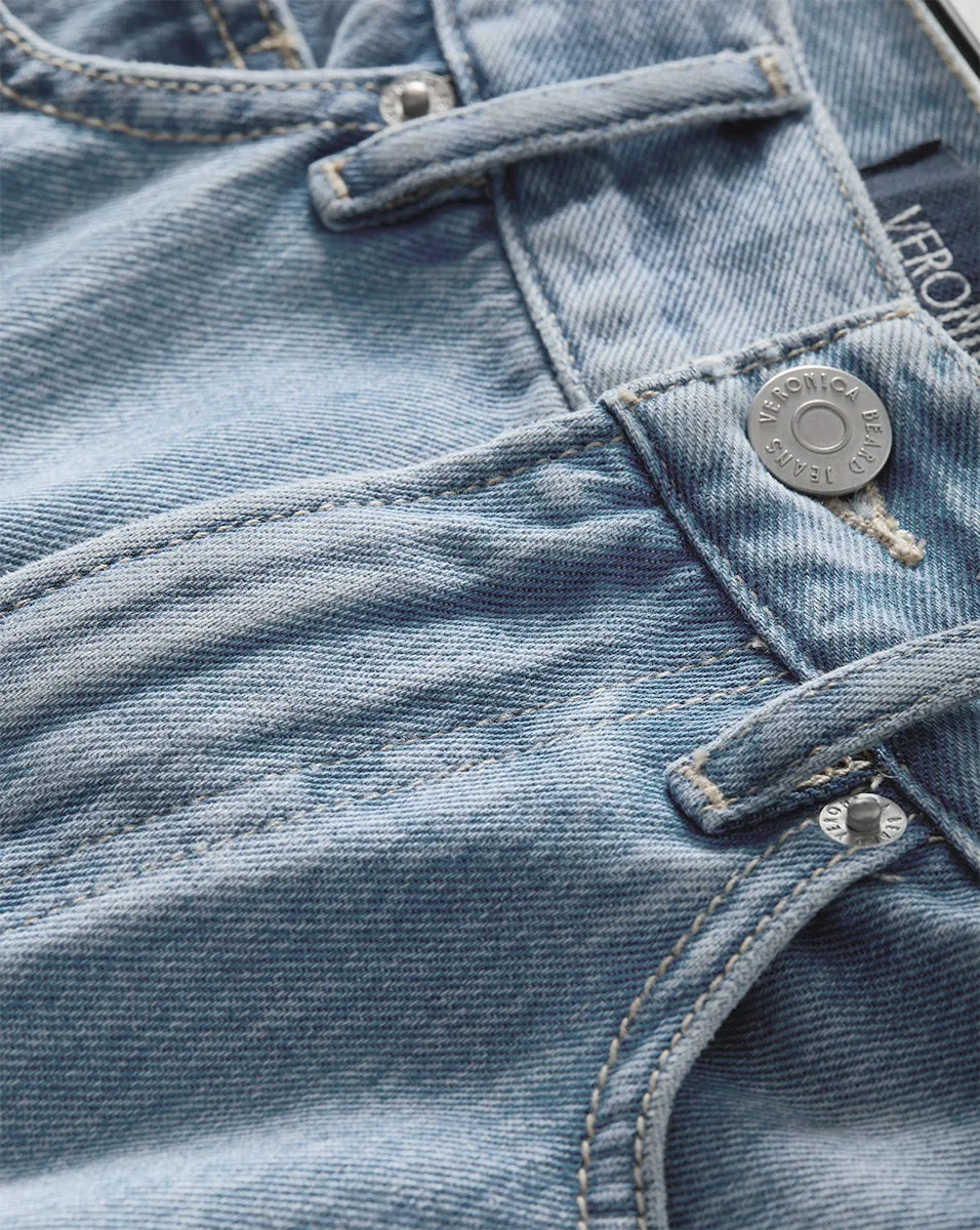 Charlotte Longline Denim Short sold by Ulla Johnson product image thumbnail 4