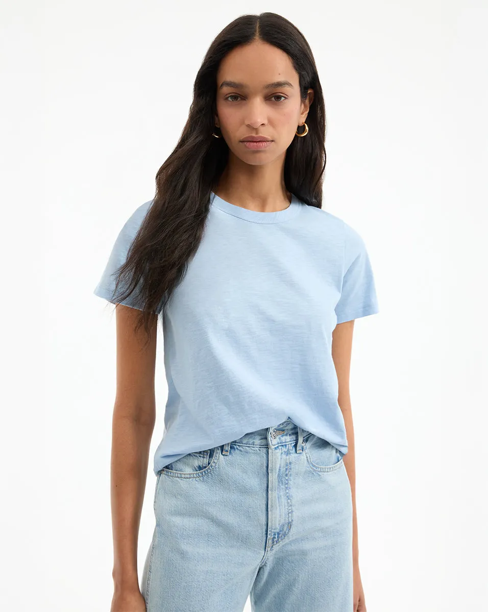 Carla Cotton Crewneck T-Shirt sold by Ulla Johnson