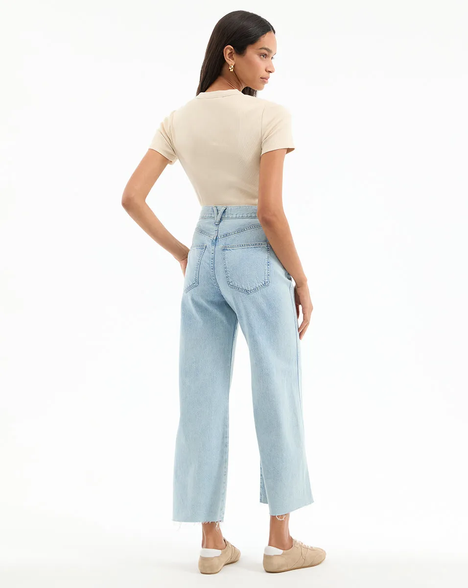 Dekalb Ribbed Henley T-Shirt sold by Ulla Johnson product image thumbnail 3