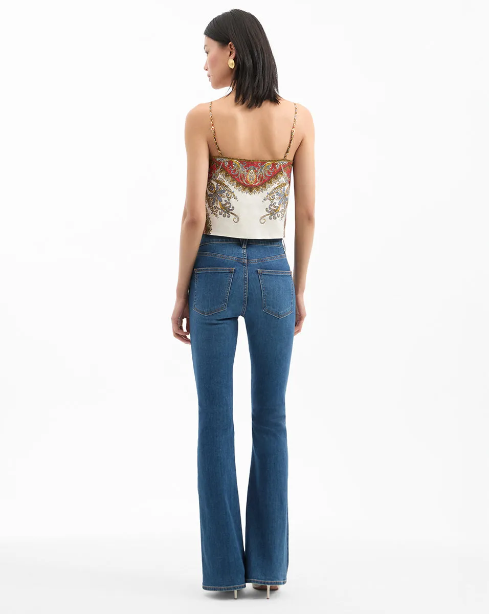 Rhea Linen Tank Top sold by Ulla Johnson product image thumbnail 3