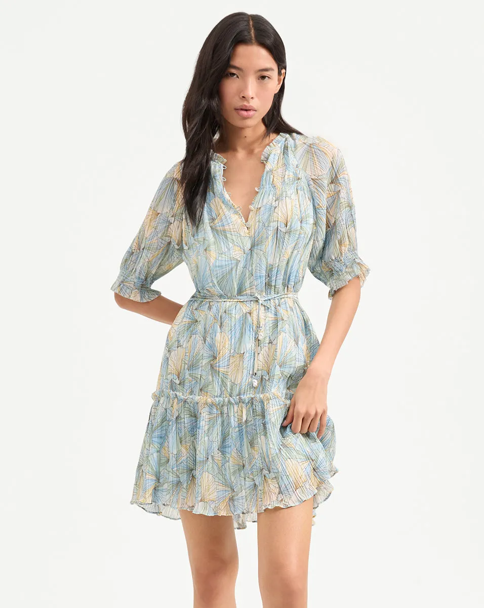 Dorrie Pleated Mini Dress sold by Ulla Johnson