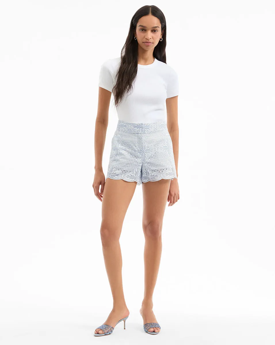 Allen Eyelet Short sold by Ulla Johnson