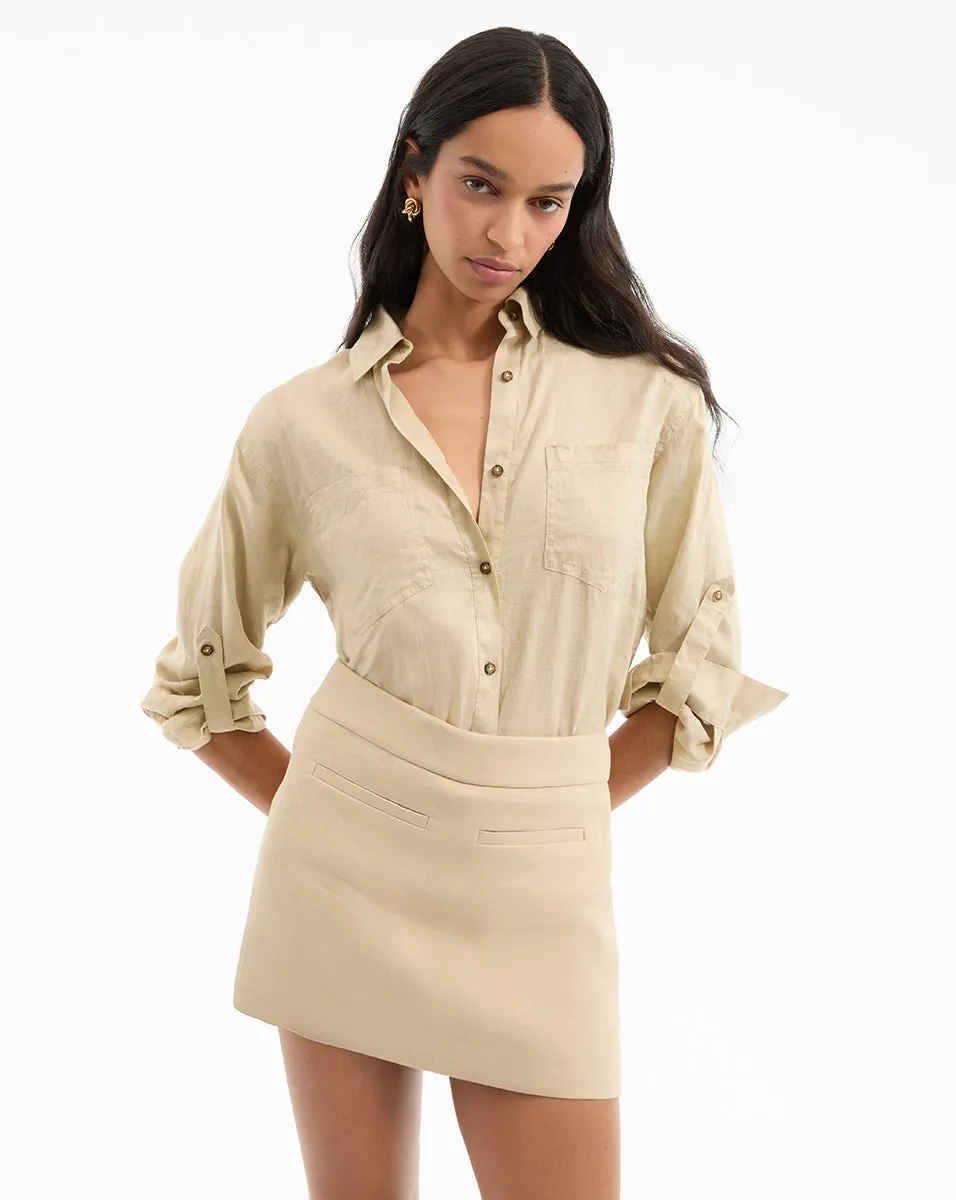 Gil Linen Shirt sold by Ulla Johnson