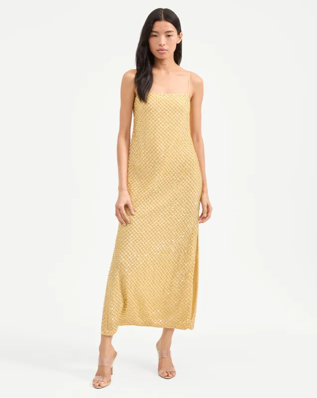 Petra Beaded Midi Dress sold by Ulla Johnson