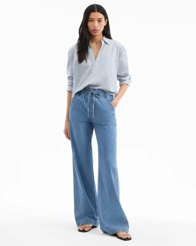 Dunford Wide-Leg Jean made by Veronica Beard