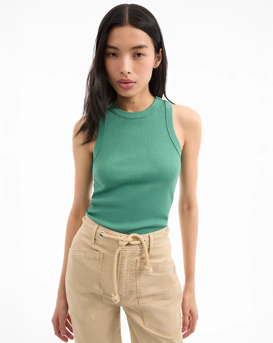 Jordyn Cropped Tank Top sold by Ulla Johnson