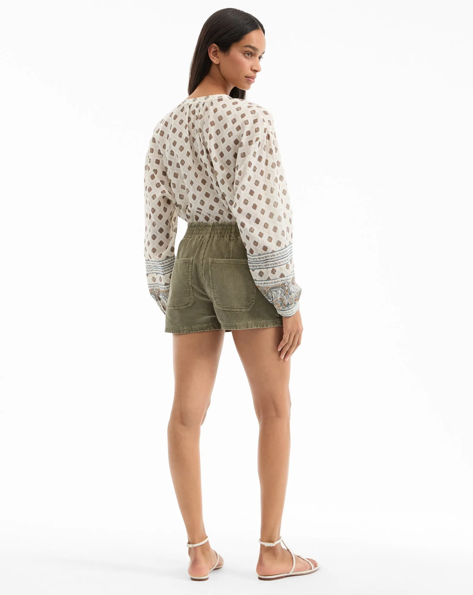 Lollie Paisley Button-Down Blouse sold by Ulla Johnson product image thumbnail 4